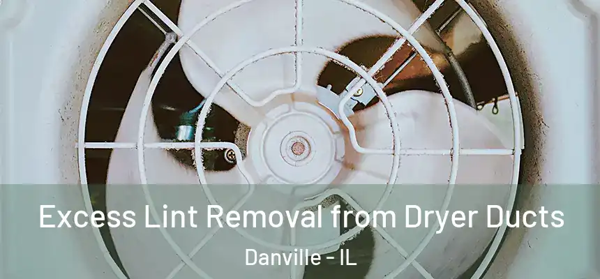 Excess Lint Removal from Dryer Ducts Danville - IL